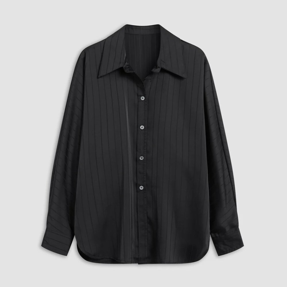 Commense Charlotte Oversized Button Up Collared Shirt - Unworn